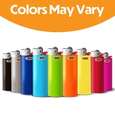 BIC Classic Maxi Pocket Lighters, Assorted Colors, 50-Count Tray of Lighters