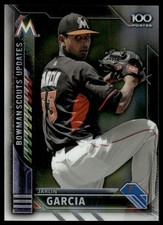 2016 Bowman Chrome #BSU-JG Jarlin Garcia Scouts' Top 100 Updates