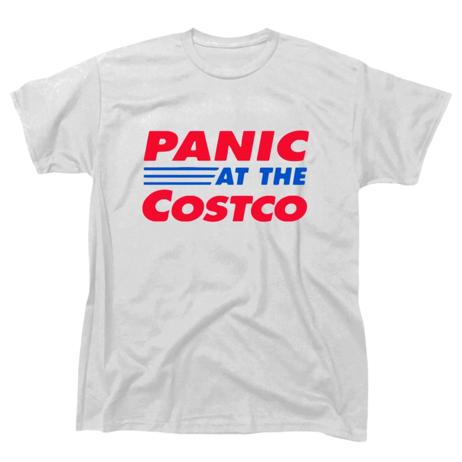 Panic At The Costco Men's Funny Meme T-Shirt