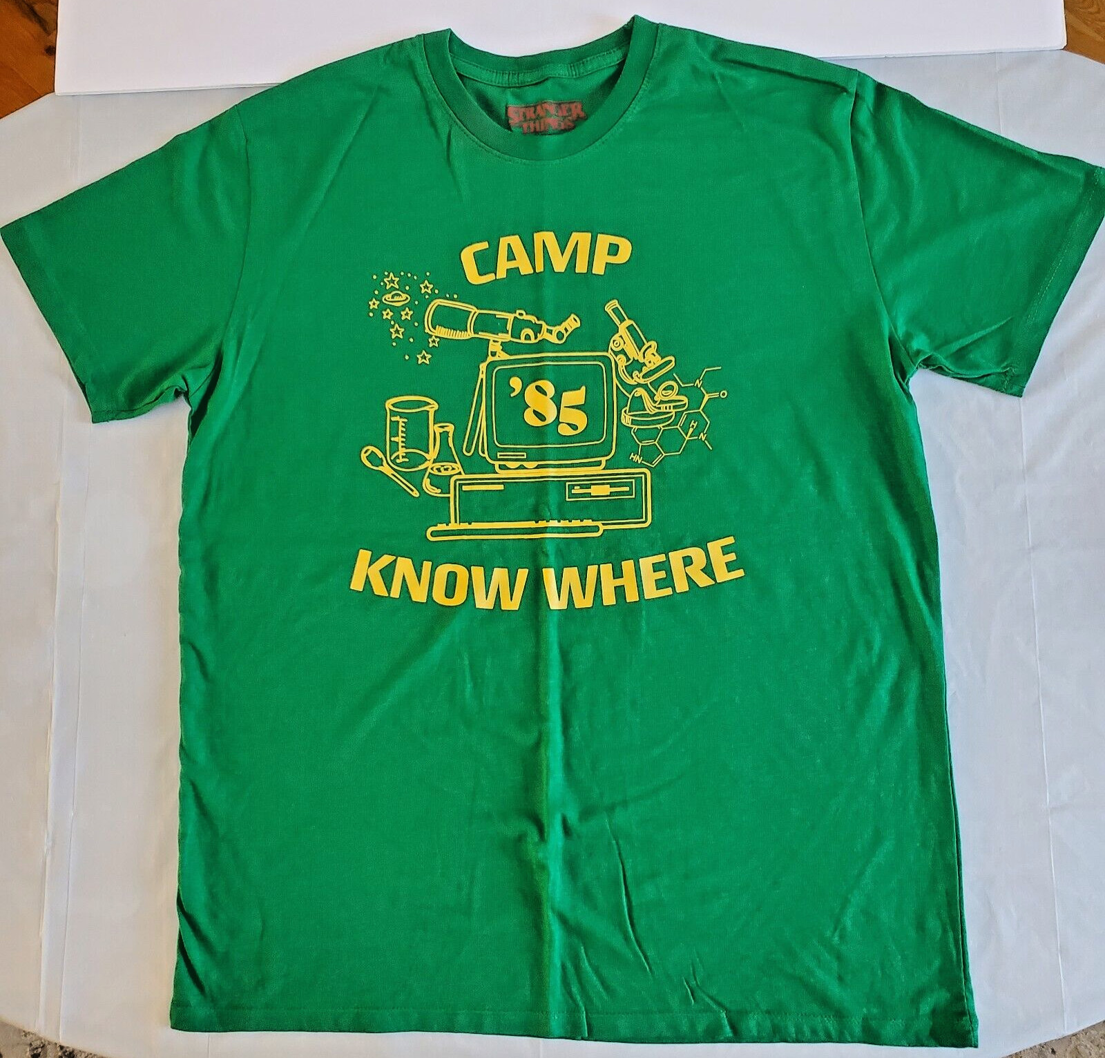 Authentic Stranger Things "Camp Know Where '85" M… - image 1