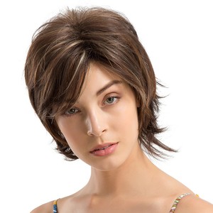 Natural Pixie Cut Wig Short Human Hair Straight Wavy Layered Wigs