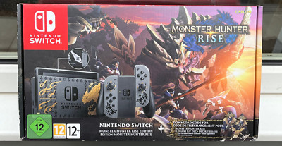 NINTENDO SWITCH MONSTER HUNTER RISE  EDITION SPIELEKONSOLE TADELLOS **NEU IN OVP**