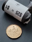 ***  CANADA  LOONIE  2005  ***  TERRY  FOX  ***  FROM  MINT  ROLL ***