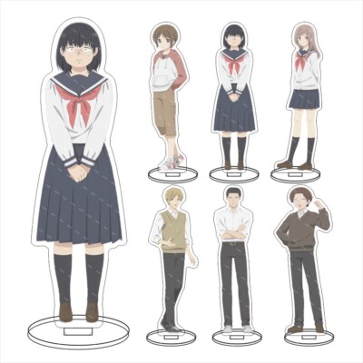 April Showers Bring May Flowers Cartoon Character Acrylic Stand Figure
