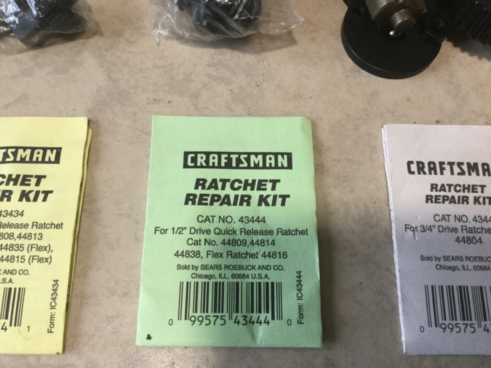 Craftsman USA Ratchet Rebuild Repair Kit Lot 3/8 (43434) 1/2 (43444) 3/