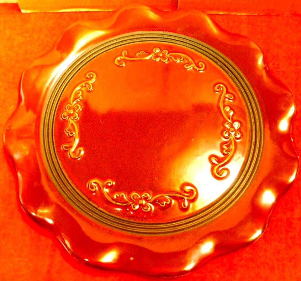 Декоративная коллекционная тарелка Scentsy ~ 13 1/4 дюйма БЕЗ подставки снятая с производства РЕДКАЯ!! - Изображение 3 из 4