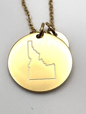 Idaho Ausweis Staat Halskette Charm HLT Schwester Missionarin Mutter Frau Staatsmann Krawatten