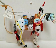 TRAIL OF PAINTED PONIES "War Pony" ORNAMENT 2003 1st Release Retired Rare