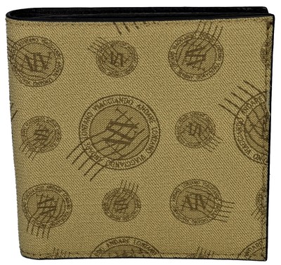 Portafoglio Verticale Alv By Alviero Martini Uomo Marrone Vertical Small  Wallet 8051122003983 | eBay
