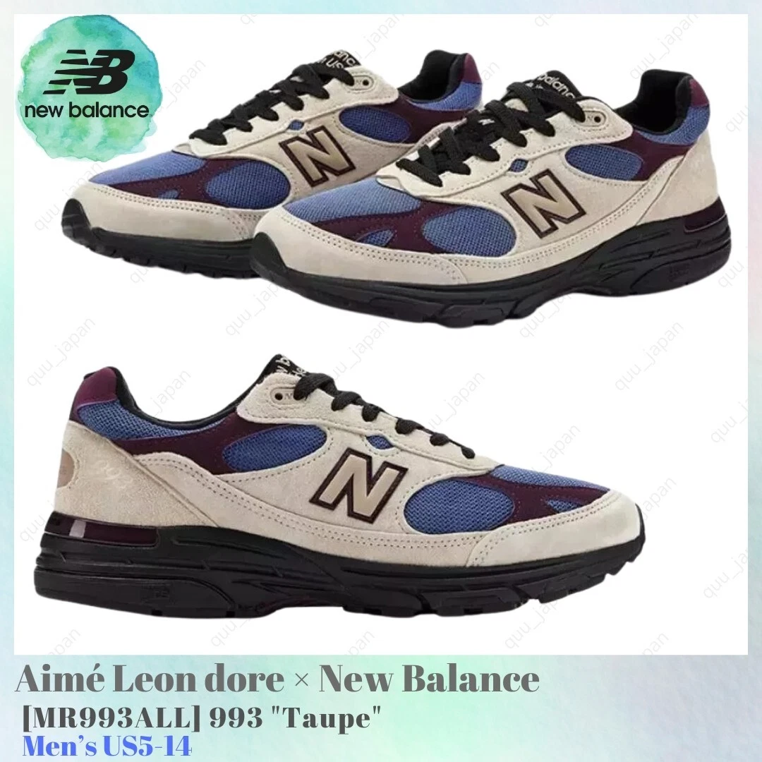 New Balance Aimé Leon Dore x 993 Made in USA Taupe - огромный