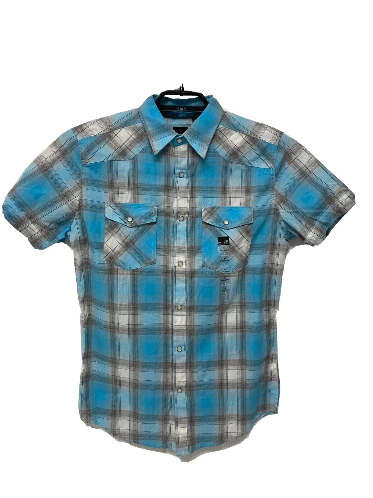 J. Ferrar Cotton Slim Casual Button-Down Shirts for Men