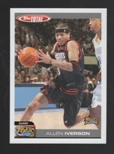 2004-05 Topps Total TTC22 Insert Philadelphia 76ers CL Allen Iverson Basketball