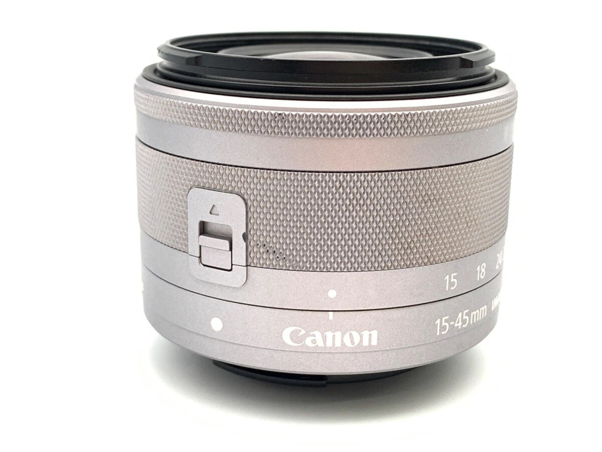 Canon EF-M15-45mm F3.5-6.3 IS STM Silver Lens USED