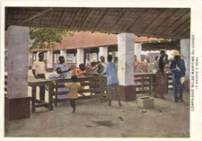 belgian congo, BOMA, Market Scene (1920s) Postcard (3)