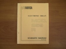 FARFISA 259 Original Service Manual Schematic diagrams Electrical diagrams 259-R