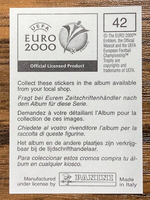 Panini EURO 2000 Stickers Seal No.42 Laurentiu Rosu Romania | eBay
