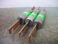 BUSSMANN LOT OF 3 ENERGY EFFICIENT FUSETRON FUSES FRS-R-90 90AMP 600VOLT