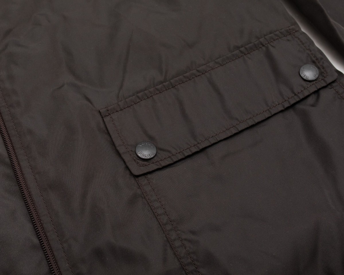 ジャケット・アウター 90s prada dark gray coat (s) s-l400.jpg