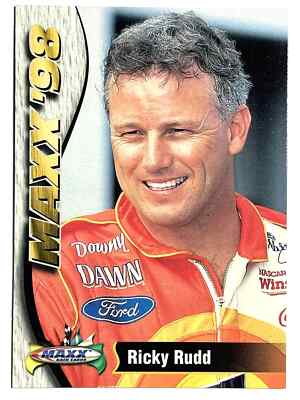 HOF'er RICKY RUDD 1998 Maxx NASCAR Racing Card #10