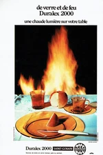 Advertising 1022 1971 Duralex 2000 Saint-Gobain Tableware