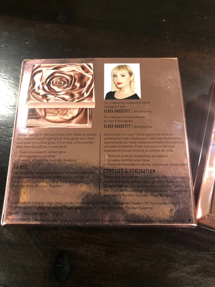Smashbox=Vlada Petal Metal Highlighter Gilded Rose - Image 4 of 4