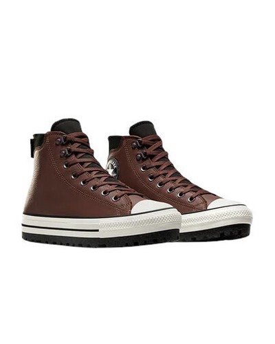Men's Converse Chuck Taylor All Star Brown City Trek Leather Waterproof Boot New - Picture 2 of 7