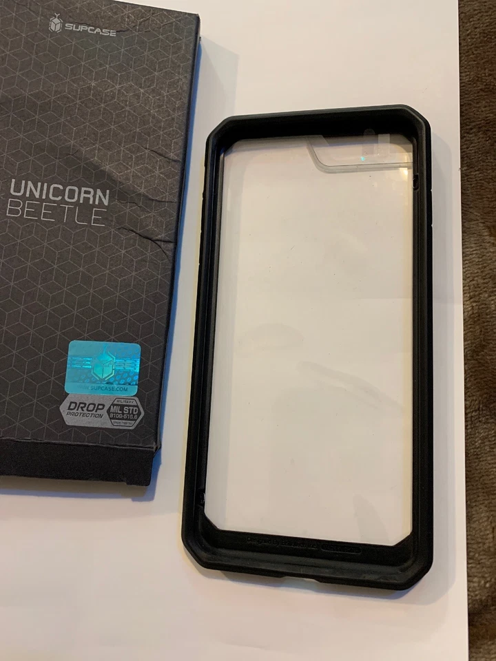 Supcase Unicorn Beetle - iPhone 7/8 plus clear with black trim - Image 2 of 2