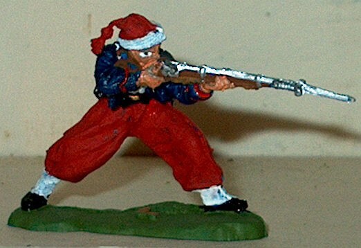 CIVIL WAR UNION 14th NY ZOUAVE STANDING FIRING 54MM MARXMEN MODELS FROM ENGLAND