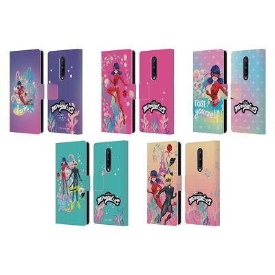 MIRACULOUS TALES OF LADYBUG & CAT NOIR AQUA LADYBUG LEATHER BOOK CASE ONEPLUS