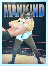 MANKIND MICK FOLEY double-sided Wrestling Magazine page Pinup