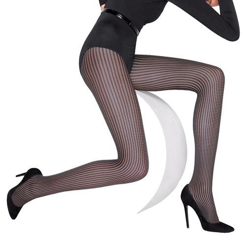 Wolford Night Sparkle Tights Black/Silver Hose Women's Size XS