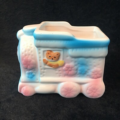 Vintage Baby Train Planter