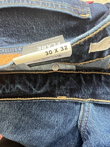 Levis 70s flared jeans Washed Blue Size 30 L32 retro Women's - Picture 5 of 13