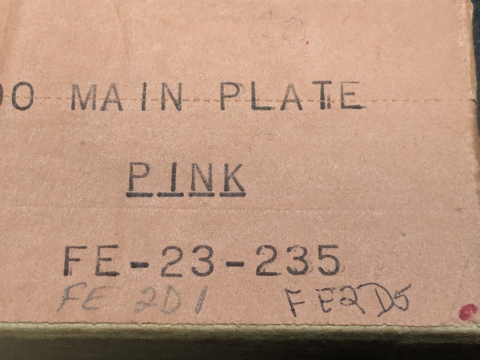 NOS Benrus FE-23-235 (17 jewels) Movement Main Plate - FE FE2D1 FE2D5