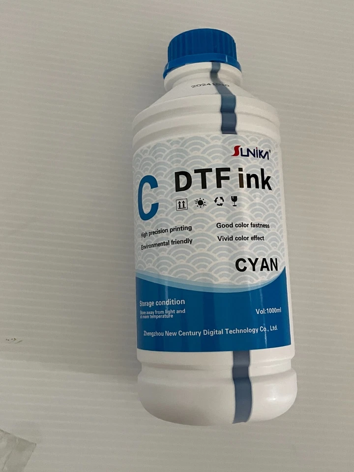DTF Ink For Transfer Film 1L (1000ml), Refill for DTF Printers (C M Y K White) - Image 2 of 4