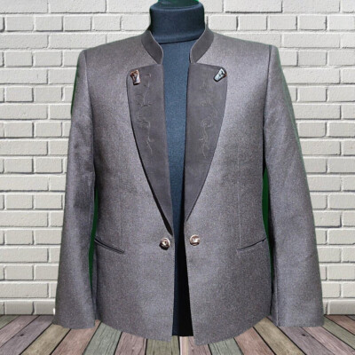 Distler Trachten Jacket Blazer Janker Women's Wool Germany Octoberfest Size 26 L
