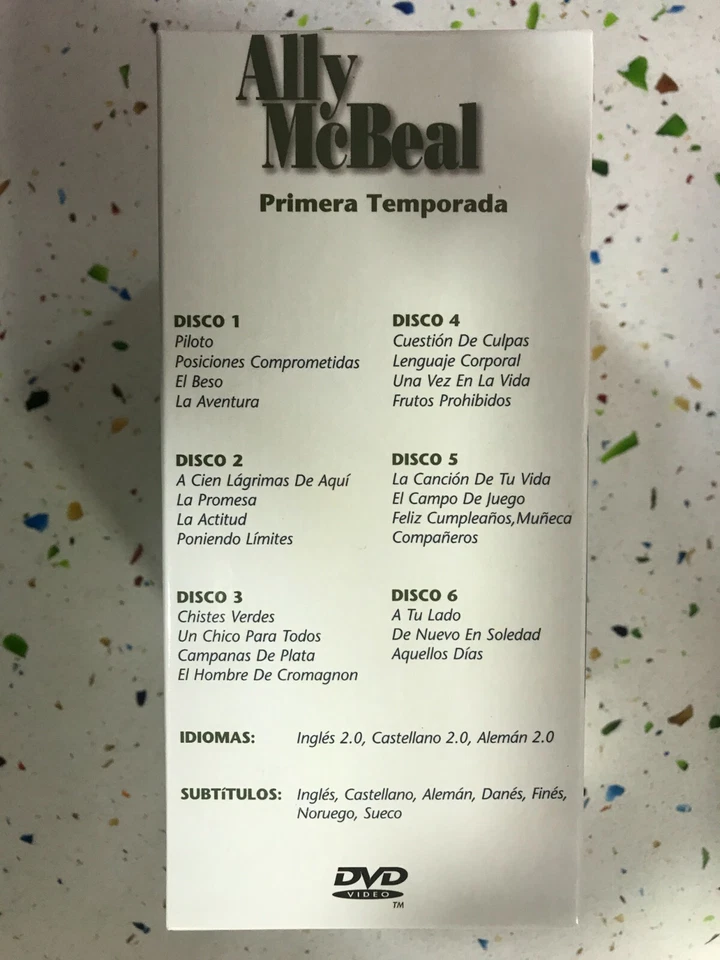 ALLY McBEAL 1ª PRIMERA TEMPORADA 6 x DVD ESPAÑOL INGLES ALEMAN 3T - Imagen 4 de 4