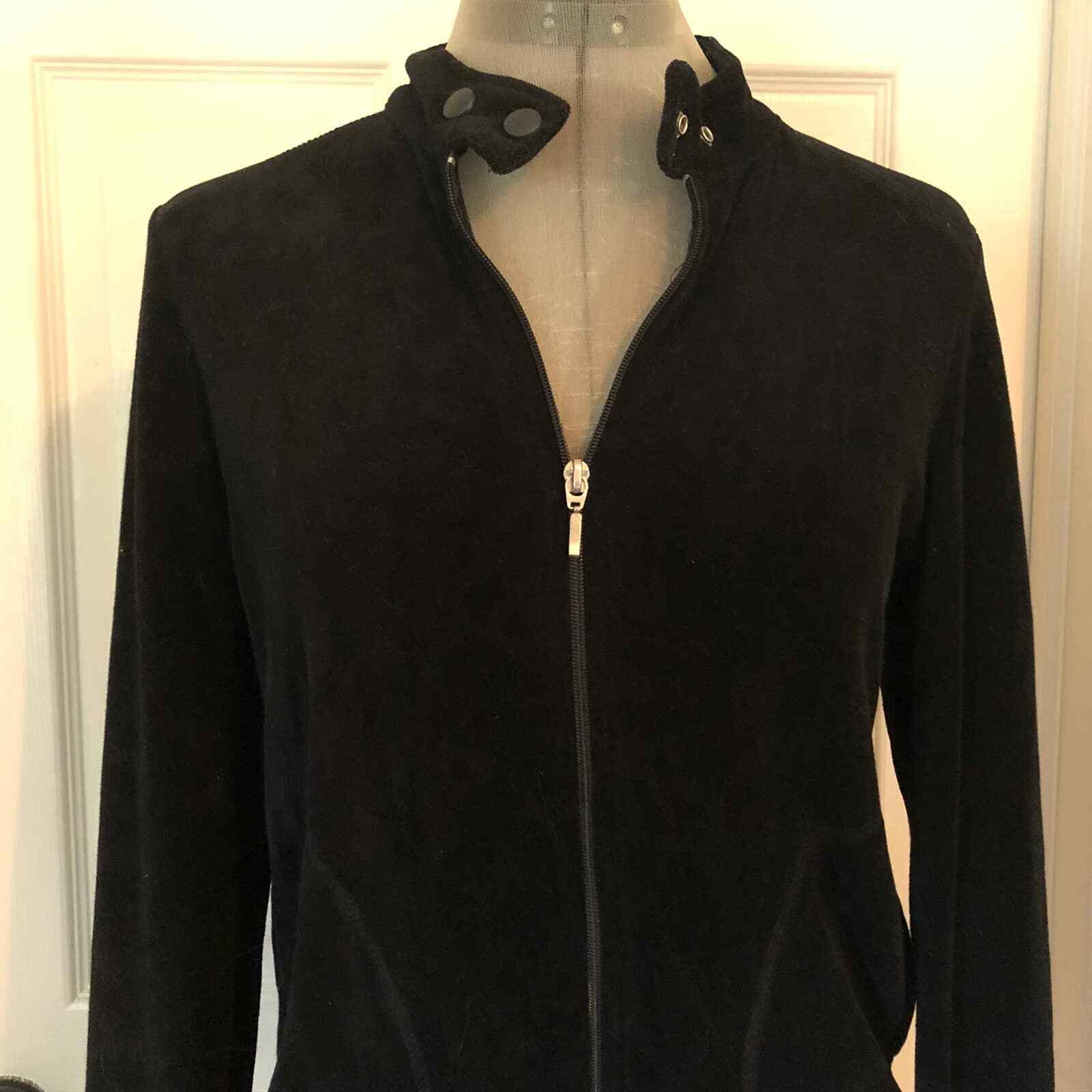 Cute Black Mossimo Zip-Up Jacket - image 1