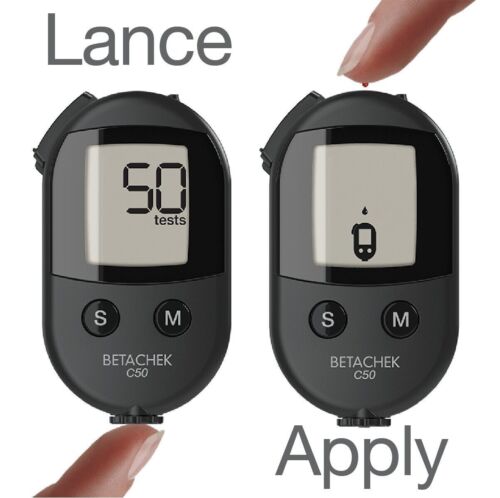 Blood Glucose Monitor Diabetes Testing Kit Blood Sugar Meter with 50 Tests - Picture 2 of 16