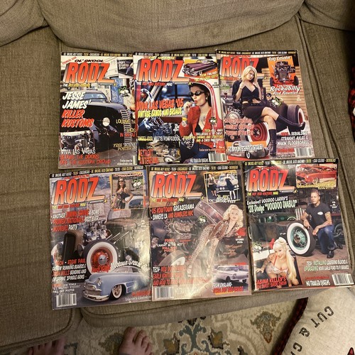 Ol Skool Rodz Lot Of 6 Issues #1 #12 #15 #16 # 17 #19 . Rockabilly Jesse James