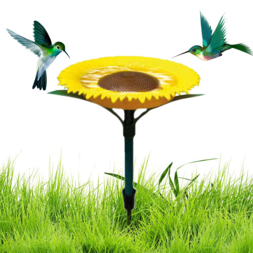 Sunflower Bird Feeder Wild Bird Standing Feeder Outdoor Bird Bath Feeders
