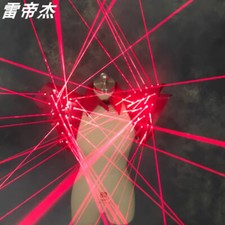 Laser-Emitting LED     Shoulder Adornments Illuminated Cape Nightclub Performance