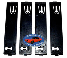 Ford NOS Guardabarros Puerta Lado Cinturón Inferior Moldura Moldura Borde Clip Clips 4 piezas VV