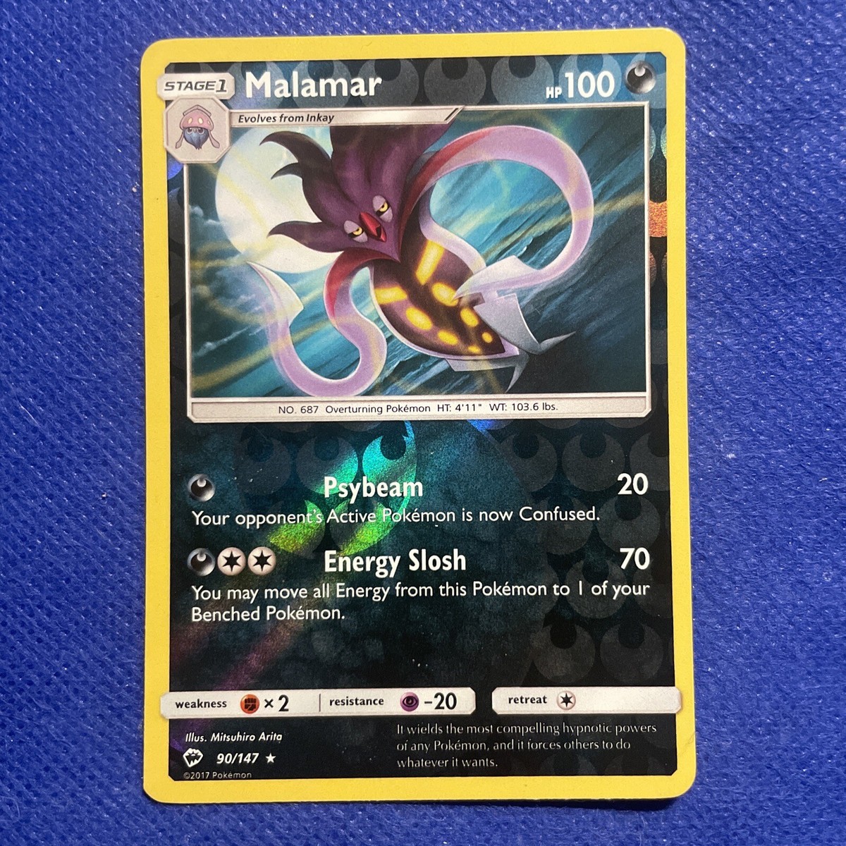 most expensive pokemon card in burning shadows Malamar 90/147 Burning Shadows - Reverse Holo Rare Pokemon Card