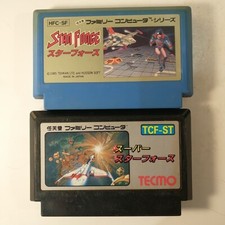 Star Force & Super Star Force ~ 2 Game Lot (Nintendo Famicom FC NES) Japan