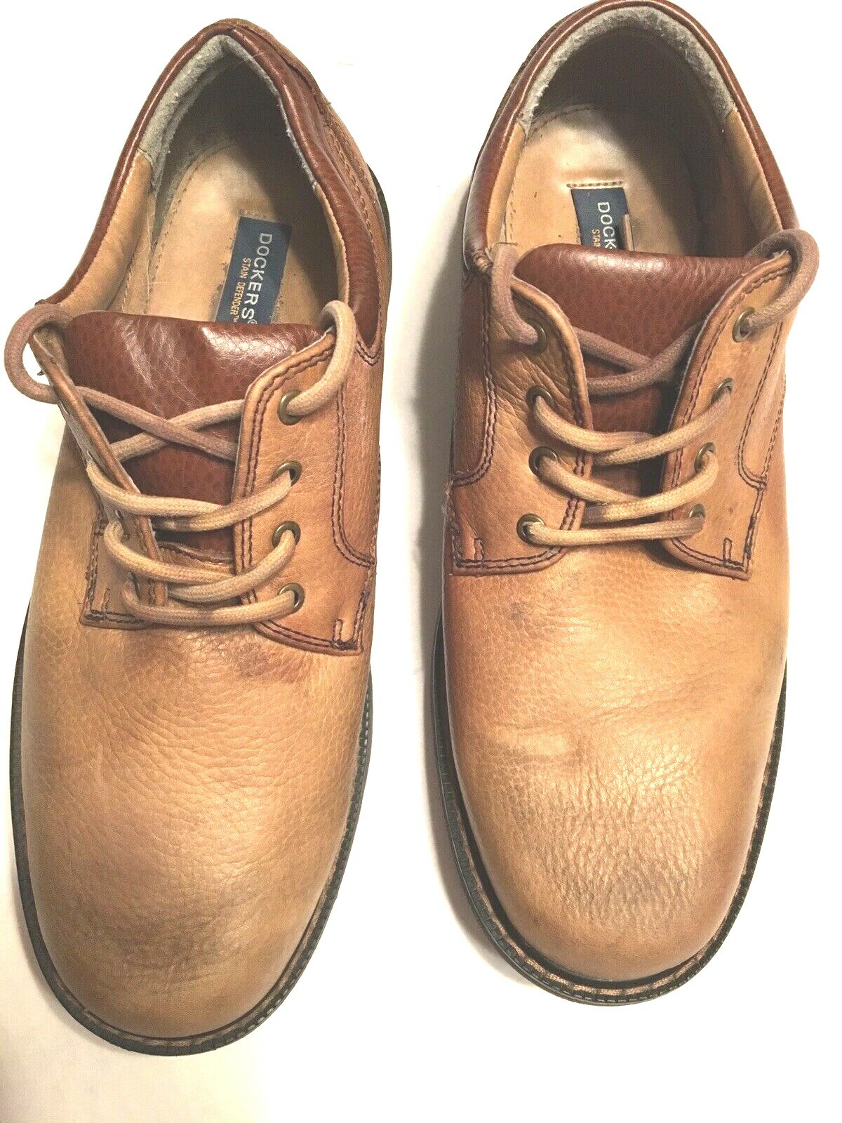 Dockers Leather Lace-Up Shelter Oxfords 