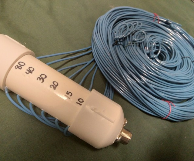 *80, 40, 30, 20, 15, 10 Meter Fan Dipole HalfWave Ham Radio Antenna w