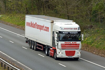 LKW Foto 12x8 - DAF XF - Nolan Transport - AJ61 PJO