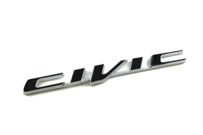 ฺิBlack Metal Logo Emblem Civic Size 18.0x2.0cm For Honda | eBay