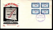 Lettre FDC 1er jour - Panama CANAL ZONE - annéé 1953